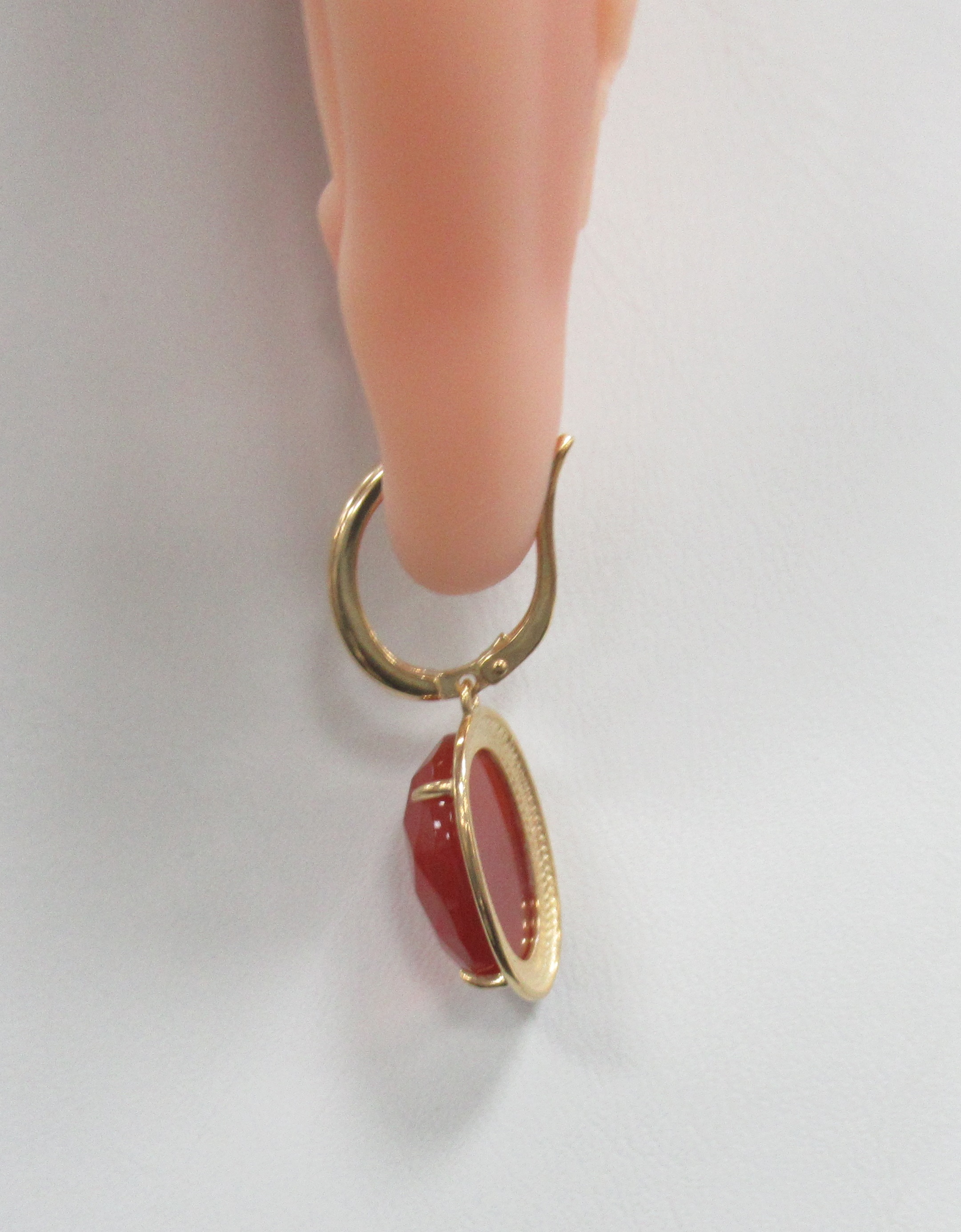 Серебряные серьги с агатами